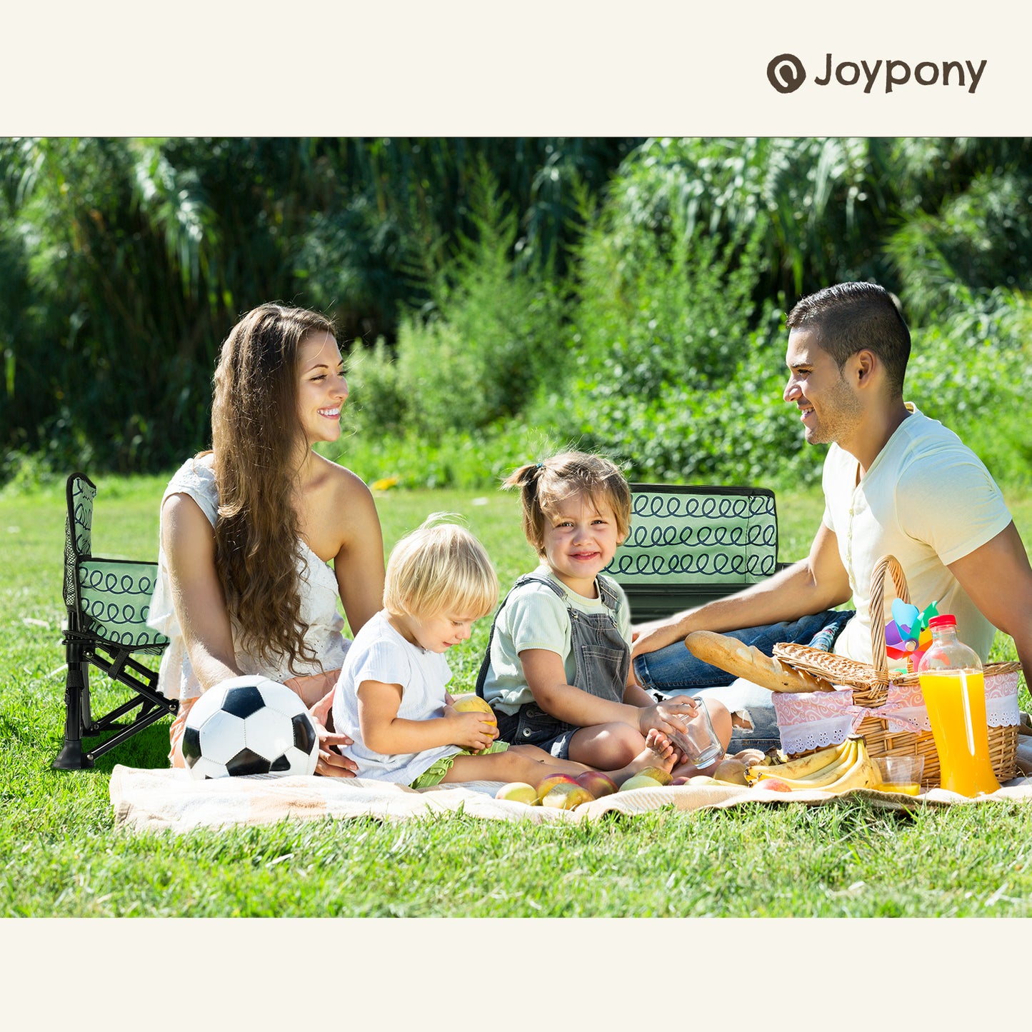 Joypony Baby Green Portable Booster & Floor Seat
