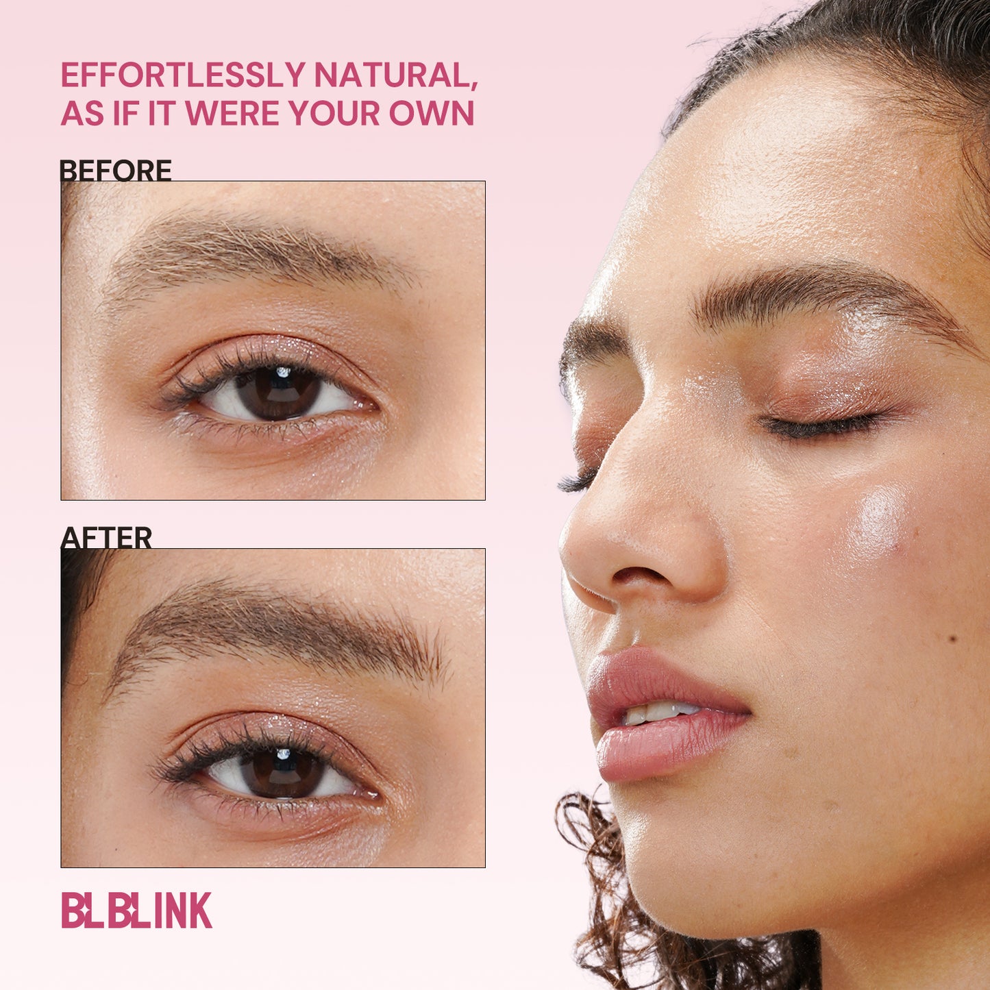 BLBLINK Dual-Ended Eyebrow Pencil, Black Brown, 1.5g, 1-Pack