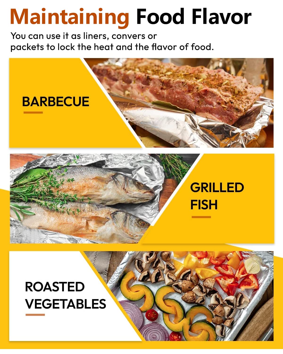 Katbite Heavy Duty Aluminum Foil 30 Micron Thick Strong Heavy Duty Foil Aluminum Roll Food Wraps,18 inch,525 Square Feet
