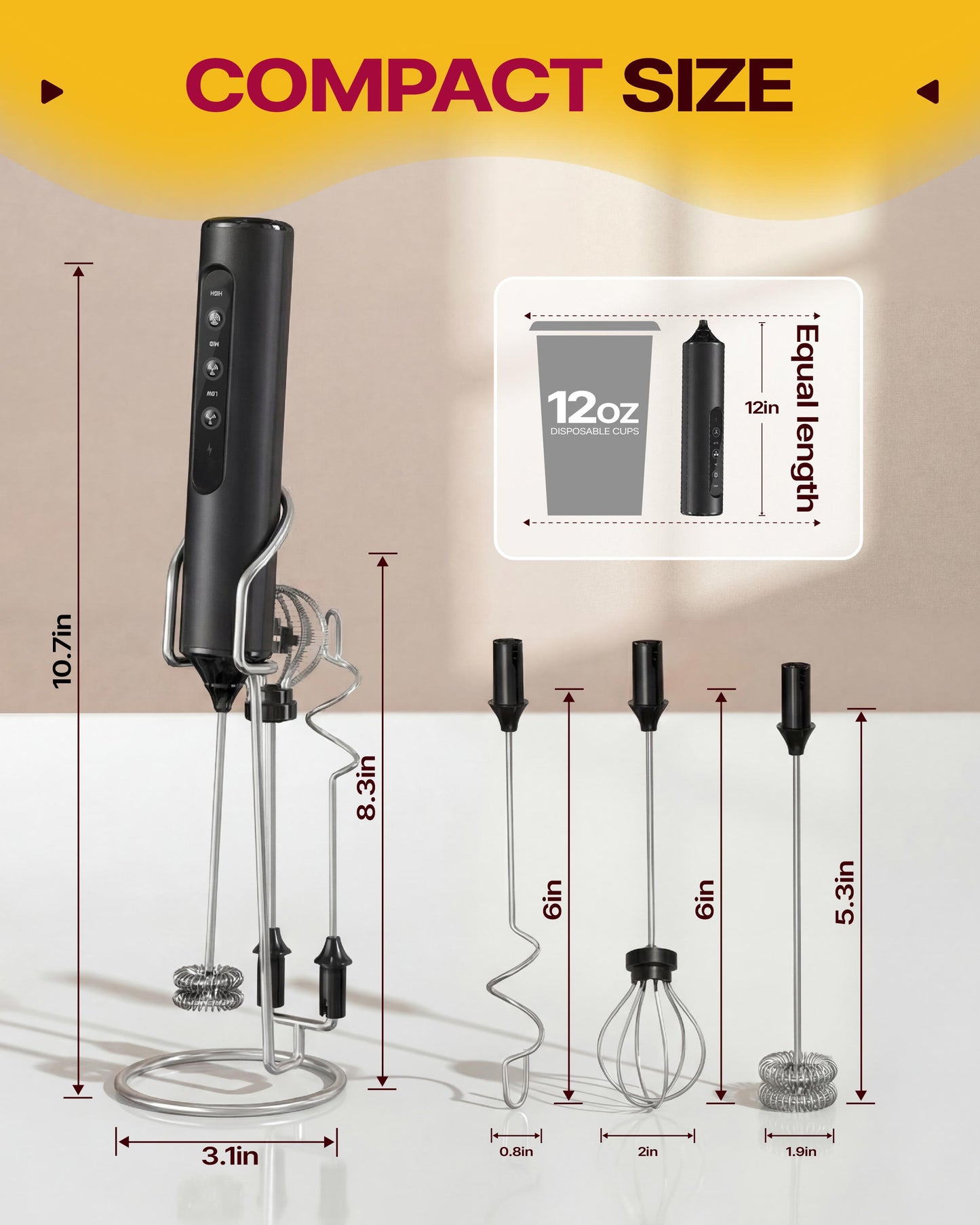 Katbite Electric Milk Frother