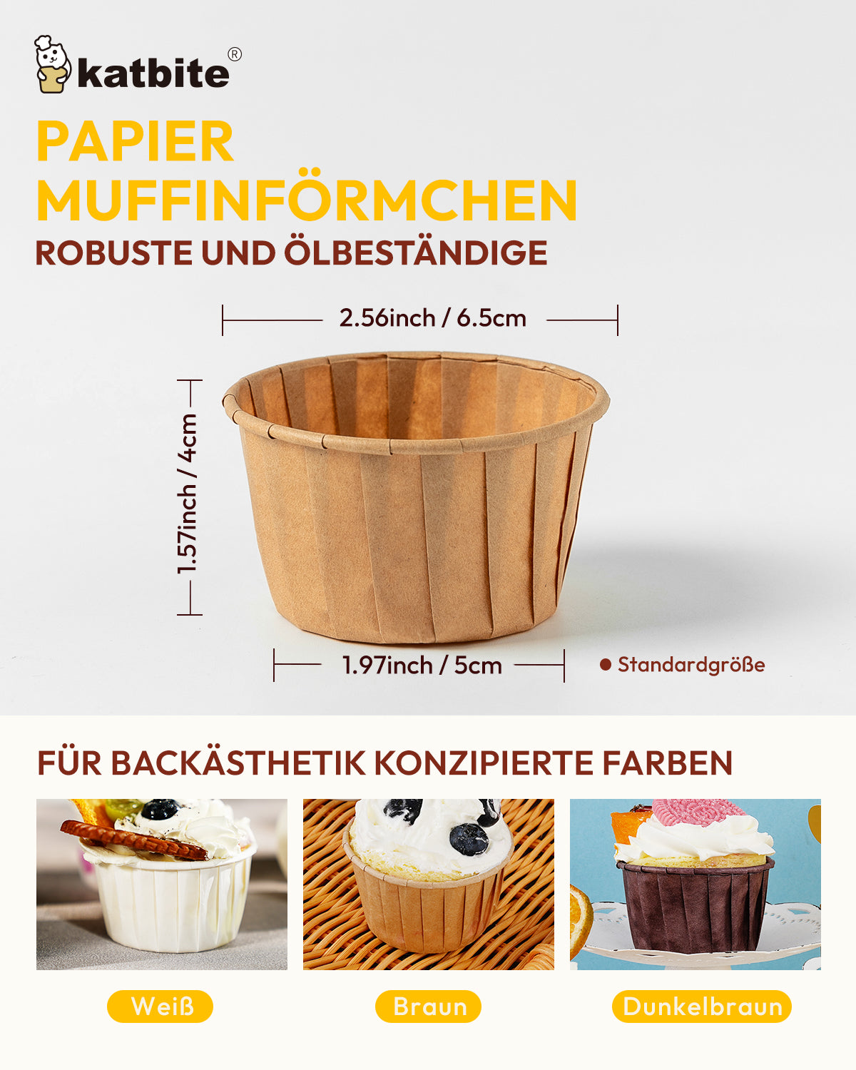 Katbite 150PCS Multi- Color Parchment Cupcake Liners Christmas Cupcake Liners Muffin Baking Liners