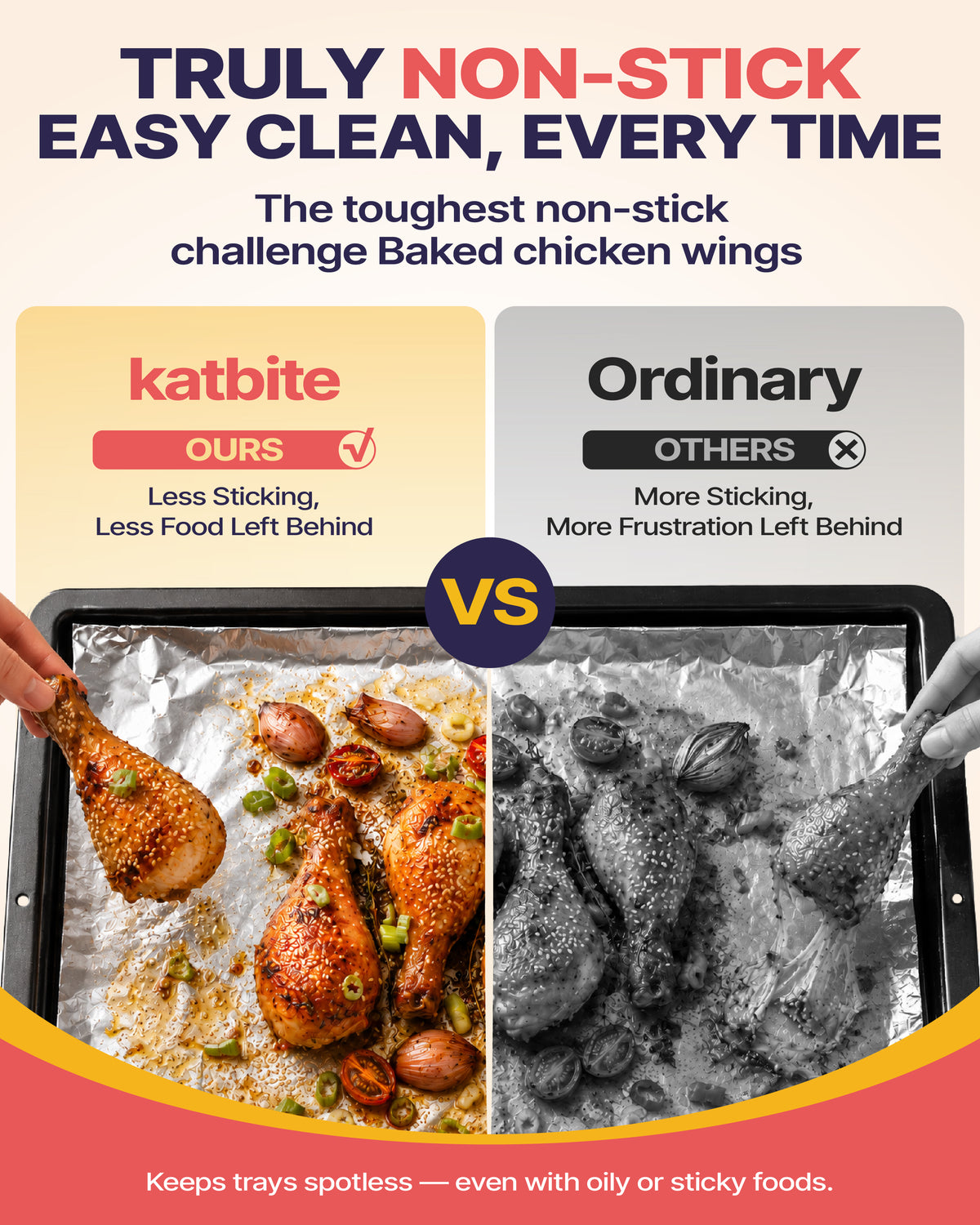 Katbite 220 Sheets 13x18 in Parchment Paper, Unbleached Non-Stick Baking Paper Sheets