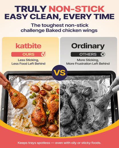 Katbite 220 Sheets 13x18 in Parchment Paper, Unbleached Non-Stick Baking Paper Sheets