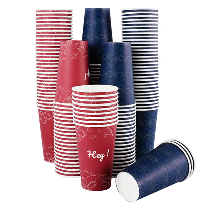 Katbite Disposable Paper Cups Biodegradable and Eco-Friendly 16 oz 60 Count