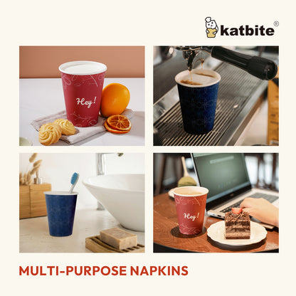 Katbite Biodegradable Disposable Paper Cups, 12oz, 28 Count