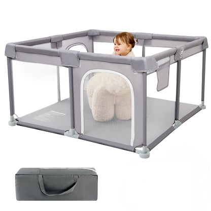 Joypony Extra Large Baby Playpen - Babies and Toddlers Playard and Activity Center (50x50x27 inch)