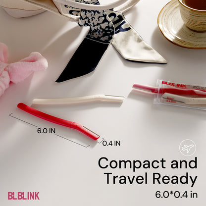 BLBLINK Women Eyebrow Trimmer, 2-Pack Reusable Razor, 15cm Blade Length, Facial Hair Remover
