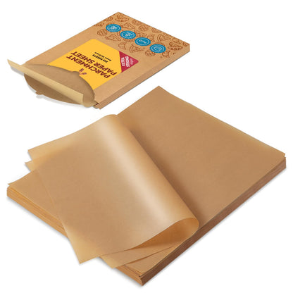 Katbite 265Pcs 10x15 inches Parchment Paper Sheets, Heavy Duty Unbleached Baking Paper